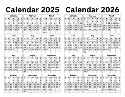 2025 2026 Calendar