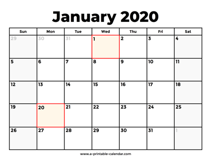 january 2020 calendar with holidays january 2020 calendar us holidays