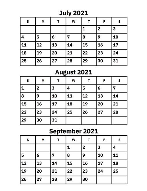 July And August 2021 Calendar July And August 2022 Calendar Hamza 