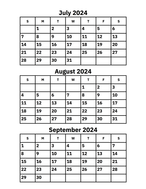 Calendar 2025 July And August Jamilah Rae