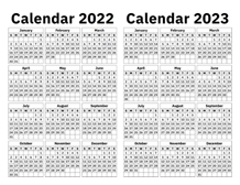 Printable Calendar 2023 - Simple & Useful Printable Calendars