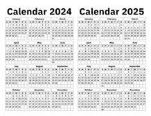 2024 2025 Calendar