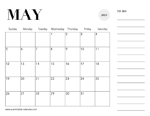 2024 Calendar May