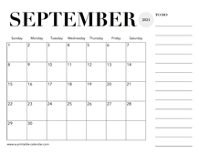 2024 Calendar September