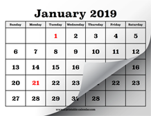 printable calendar 2019 simple useful printable calendars
